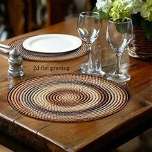 Ce chemin de table bohème chic séduit par son motif rustique couleur crème et s'intègre harmonieusement à tous les styles de décoration. La nappe en macramé crocheté, en polyester et ornée de pompons, est idéale pour les salles à manger, les chambres et les salons de style bohème. - 4 pièces - Voir 6
