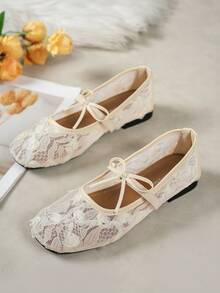 Women's Casual Versatile Shoes, New Design Soft & Comfortable Slip-On Shoes With Strap Decor, Suitable For Commuting And Daily Wear - White - View 7