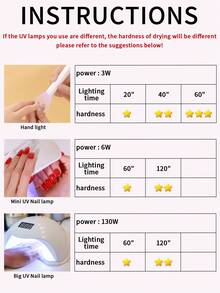 20Pcs Spring/Summer Nude Pink Golden Foil Edged Semi-Cured Gel Nail Strips,Sweet Luxurious Style Gel Nail Stickers,Easy To Apply,Suitable For Ladies' Home DIY Manicures - Multicolor - View 6