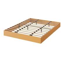 Marco de Cama con Plataforma de Madera tamaño , Marco de Cama de Madera sin cabecero, Soporte de Listones de Madera, no Necesita somier, fácil Montaje, Pino - Reina - Ver 6