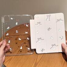 适用于华为MatePad SE 11英寸平板电脑的保护套，MatePad保护套，兼容MatePad 11.5英寸平板电脑，磁吸式闭合，三折式平板电脑保护套，智能休眠唤醒功能，高透明亚克力背板带笔槽，兼容红米Pad 2 11英寸平板电脑，红米Pad SE 11英寸平板电脑保护套 - 無色 - 查看 5