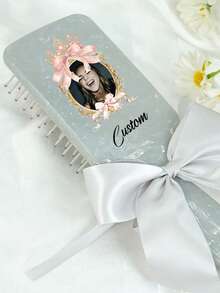 1支可定制照片梳，个性化名字梳子，防毛躁梳，伴娘礼物，女孩生日礼物，粉色气垫梳，祖母礼物，周年纪念礼物，情人节礼物，生日礼物，结婚礼物，母亲节礼物，闺蜜礼物，送给妈妈的礼物，送给女朋友的礼物，送给她的礼物，送给妻子的礼物，节日礼物 - 彩色 - 查看 20