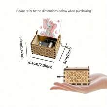 Cute Elephant Music Box Hand Cranked Melody "You Are My Sunshine" Perfect Birthday Gift For Kids/Women - Cute Elephant Music Box - View 4