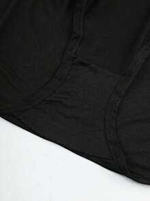 enshengjia 4条装加大码高腰纯色优雅针织面料女士内裤，适合体重超过200公斤的肥胖女性，透气舒适，四季皆宜。 - 彩色 - 查看 6