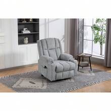 Recliner Parts - Light Gray + Velvet - View 7