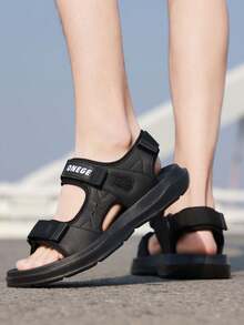 1 đôi dép xăng đan mùa hè thời trang dành cho nam, giày mới chống mài mòn, chống trượt, thoáng khí, giày đi biển. - ngụy trang - Xem 1