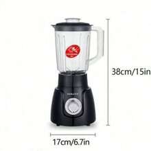 SOKANY185 Multi-Function Juicer, Cold Press Juicer. Comes With Grinding Cup, 2-In-1 Blending And Grinding Function. 2-Speed Temperature Control, High Power, 1.6L Large Capacity. Suitable For Juicer/Cooking Machine/Food Supplement Machine/Ice Crusher/Coffee Bean Grinder. - EU C Type Plug(220-240V) - View 9
