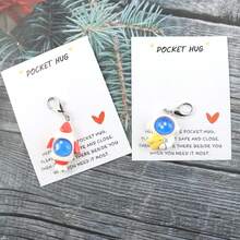 5pcs Creative DIY Cartoon Planet Astronaut Rocket Keychain Cute Simple All-In-One Dripping ResinKey Chain Package Accessories Couples Send And The Perfect Birthday Holiday Back To School Graduation Gift For Boy And Girl - Multicolor - View 5