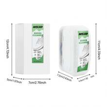 2-In-1 White Shoe Cleaning Tool! No-Wash Foam Cleaner, Removes Yellowing And Stains On Shoe Edges, All-In-One Cleaning Brush Design - White - View 8