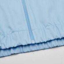 Adidas Originals SUPERFIRE TK JK 男士运动梭织夹克（无帽）KT4476 - 藍色 - 查看 4