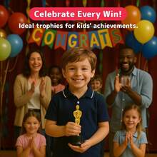 Trophy Award - Perfect Awards And Trophies For  & Adult Award Parties, Small Trophy Cup For Recognition, Ideal  Trophy For Competitions And Events - 12count - 查看 3