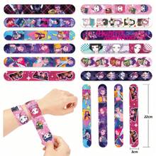 12pcs K-Pop Girl Group Theme Party Photo Props Paper Masks, K-Pop Girl Group Party Costume Fun Half Face Masks, Anime Cartoon Character Gifts, Holiday Gifts For Fans And Friends, New Year Gifts - Multicolor - View 6