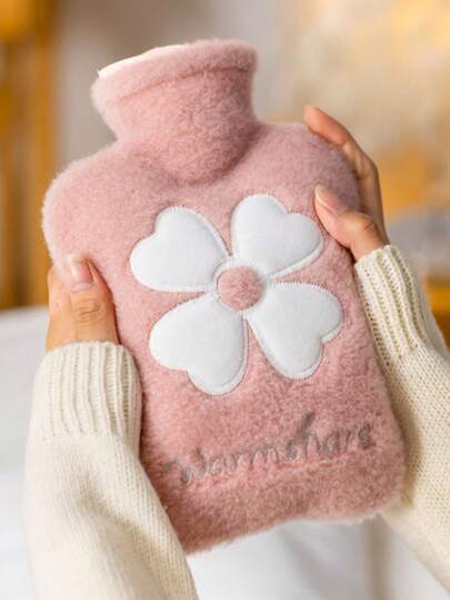 1pc Flannel Hot Water Bottle, Winter Hand Warmer, Cute Plush Water Bottle, Portable Waist Pack/Handbag/Bed Warmer, 500/1000ml, Gift For Girlfriend/Boyfriend, Valentine's Day/Birthday,Mother's Day Gift,Bedroom Decor,Garden,Kitchen Decor,Summer,Beach,Travel Essentials,Room Decor,Squishy,Graduation