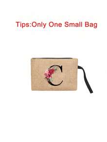 1/2 chiếc túi tote vải lanh in hoa và chữ cái A-Z, túi xách in họa tiết thời trang, túi tote và túi đựng mỹ phẩm sành điệu dành cho nữ, túi đeo vai có khóa kéo dung tích lớn, túi xách đa năng có khóa cài, túi mua sắm in họa tiết có khóa bấm, thích hợp cho đám cưới, sinh nhật, du lịch biển, kỳ nghỉ và các dịp khác. Món quà hoàn hảo cho phụ nữ, mẹ, giáo viên, bạn bè, phù dâu, sinh viên và mùa tựu trường. - Nhiều màu - Xem 38