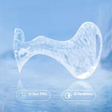 1pc Summer Butterfly Sun Protection Eye Mask, Outdoor Sports Golf Cycling Ice Silk Breathable Summer Sun Protection Eye Mask, Suitable For Men And Women For Summer Sports Wear - 霜黛粉 - 查看 3
