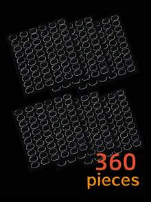 360片双面胶带 - 多用途、无缝、防水，适用于木材、塑料、玻璃、金属 - 无残留强力粘垫，适用于家居装饰、海报、相框和办公用品 - 彩色 - 查看 4