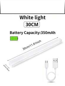 1pc USB Rechargeable LED Motion Sensor Light - Wireless, Warm White, Night Light, Kitchen Decor, Home Decor, Room Decor, Suitable For Kitchen, Wardrobe, Hallway, Stairs, Bedroom - Cabinet Light Strips - View 18