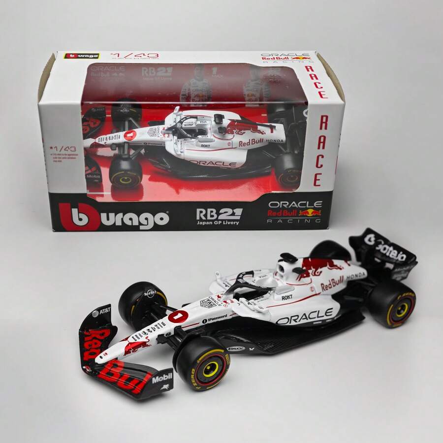 Burago Xe mô hình hợp kim đúc tỷ lệ 1:43 Oracle Red Bull Racing RB21 #1 năm 2025, hàng sưu tầm, quà tặng hoàn hảo cho các dịp lễ và sinh nhật. - RB21 JP GP-#1 - Xem 1