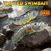 PRO BEROS PROBEROS 1PC 鲈鱼路亚饵 5.12/6.57英寸 鳟鱼水面多节泳饵 慢沉仿生泳饵 淡水/海水鲈鱼逼真路亚饵套装 - 13CM/5.12inch - 查看 2