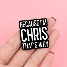 1pc Enamel Lapel Pin - Cute Badge For Backpacks And Clothes - Black - View 12