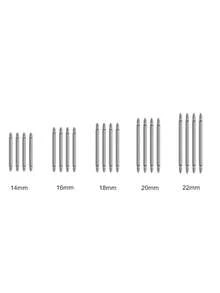 1 Set Uhrenarmband Reparatur Werkzeug-Kit, inklusive doppelköpfiger Armband Lochzange, Schraubendreher, Gehäuseöffner, Hebeleisen, Pinzette, Federstege, mit Aufbewahrungstasche, Uhrenarmband Demontage Werkzeugsatz, ideales Valentinstags-Geschenk für Uhrenliebhaber - Schwarz - Übersicht 7