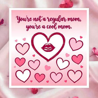 幽默母亲节贺卡，非普通的酷妈贺卡，送给妈妈的搞笑贺卡，祝贺贺卡，送给姐妹的母亲节贺卡