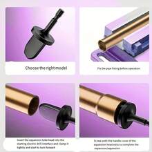 6pcs Copper Tube Expander Tool, Electric Tube Flaring Tool With Hexagonal Handle, Metric Copper Tube Flaring Tool For Air Conditioning Copper Tube Flaring - 6pc Hexagonal Expander - View 4