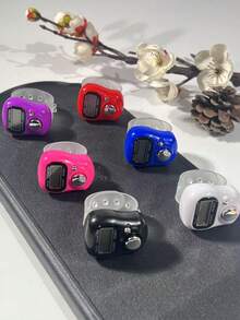 Ramadan Tasbeeh Counter | Lightweight Ring-Shaped Electronic Counter, Multi-Color Options To Match Your Needs, Portable Ring Design Helps You Complete Daily Prayers, Cardboard Packaging, One-Click Reset, Suitable For Daily Religious , Religious Festivals, Outdoor/Travel, Gifting, Meditation, Religious Studies, Home Faith, Collection & Commemoration, Pilgrimage, Office Stress Relief, Business Gifts, Ramadan Small Gift - A - View 3