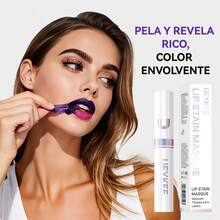 UEYKEE Tinte de Labios Peel-Off de Larga Duración | Brillo Labial Despegable con Acabado Mate Natural y Color Modular | Resistente al Agua y al Sudor | Hidratante y Vegano | Textura Ligera, No Pegajosa | No Mancha, No Transfiere | Ideal para Labios Sensibles | Sin Alcohol, Sin Parabenos | Regalo Perfecto para Navidad, Cumpleaños o San Valentín | Maquillaje Diario para Mujer Joven | Cosmético de Belleza Natural Cruelty-Free | Disponible en 7 Colores Intensos - 03 Rosa claro - Ver 4