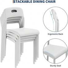 Chaises de salle à manger - Blanc - Voir 7