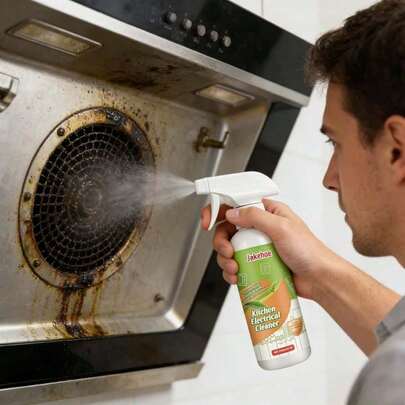 1 Bottle 120ml Kitchen Cleaner, Home Appliance Cleaner, Gentle Yet Effective Daily Cleaning Agent, Removes Stains & Brightens, Portable & Fragrant, Ideal Gift For Family & Friends (Random Packaging)