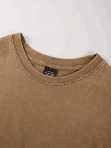 Camiseta ESTONADA Streetwear Gato Dark Cabeça Crânio Emo Gótico Fãs Street Moda De Rua Cultura Urbana Unissex Masculino Feminino 100% Algodão Top Premium Streetwear Lançamento Envio Imediato Varias Cores!! - Marrom - Visão 4