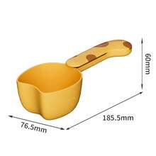 5-In-1 Multifunctional Kitchen Measuring Spoon Set, Includes Food Bag Sealing Clip, Cute & Minimalist Design For Grains, Flour, Snacks - Multicolor - View 7