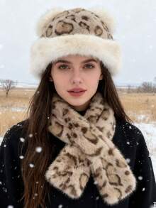 1顶或2顶男女通用纯色冬季防风保暖抓绒内衬渔夫帽，仿毛皮护耳渔夫帽，针织蒙古帽。适合日常外出、滑雪、骑行等场合。 - 彩色 - 查看 7