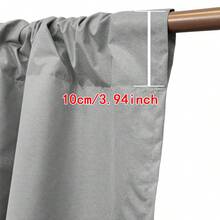 2片装99%紫外线阻隔遮光窗帘 - 隔热保温，带金属环，未漂白梭织面料，卧室艺术主题，涂层遮光隔热，降噪 - 适用于卧室、农舍和学校，有助于深度睡眠，100克/平方米 - 2pcs - 查看 9