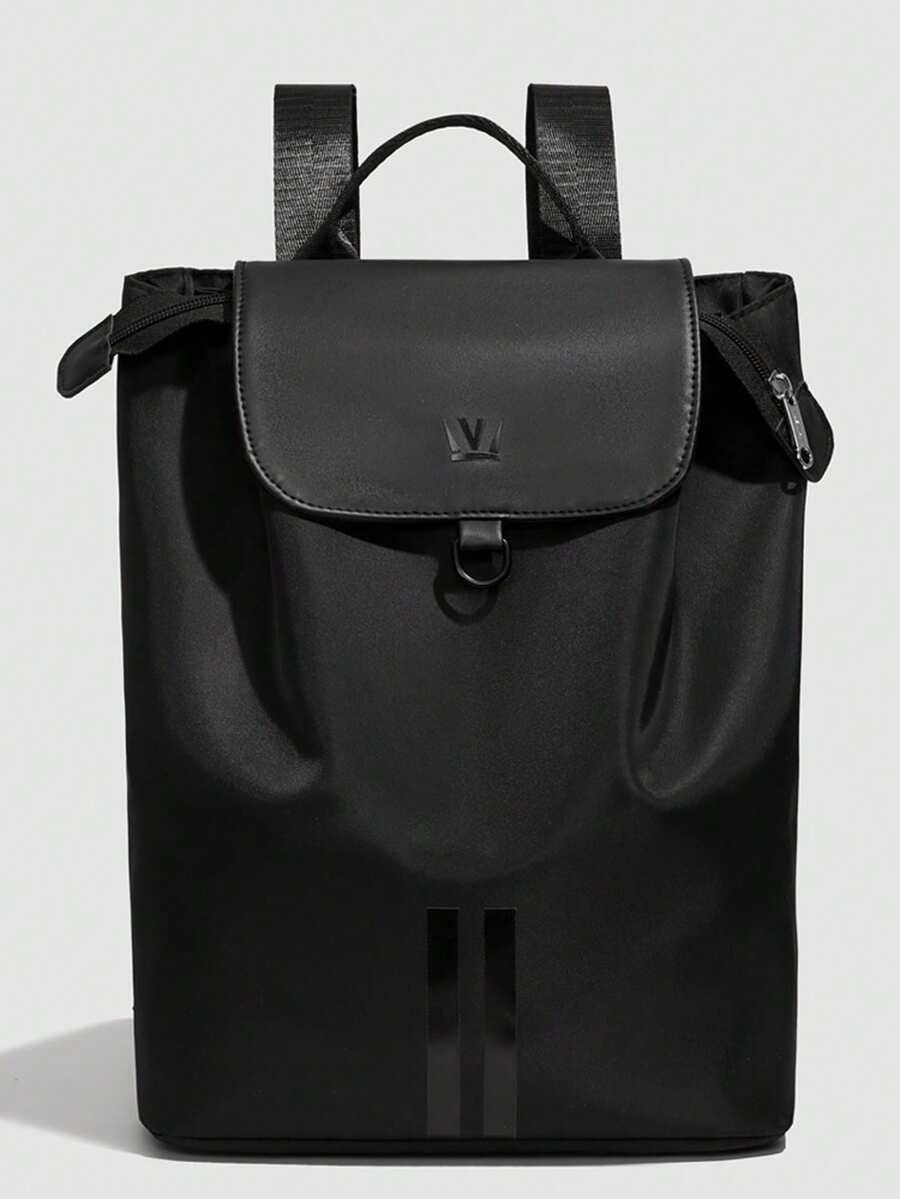 New Large Capacity Waterproof Backpack, 2025 Casual Versatile Commuter Bag, Business Travel Hiking Lightweight Backpack - Black - View 1