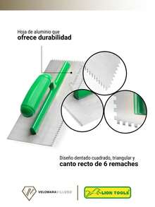 Kit Llana Para Albañil 11 Pulgada Profesional Mango Plastico Herramientas De Construccion - A - Ver 4