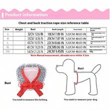 可爱的狗狗和猫咪宠物用品，包括衣服、带领结的猫咪牵引绳、狗狗胸背带和遛狗牵引绳。 - 紅色 - 查看 2