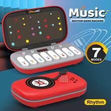 Rhythm Electronic Keyboard Rhythm Master Piano Game Console Portable Puzzle Adventure Game Parent-Child Interactive Toy - Multicolor - View 4