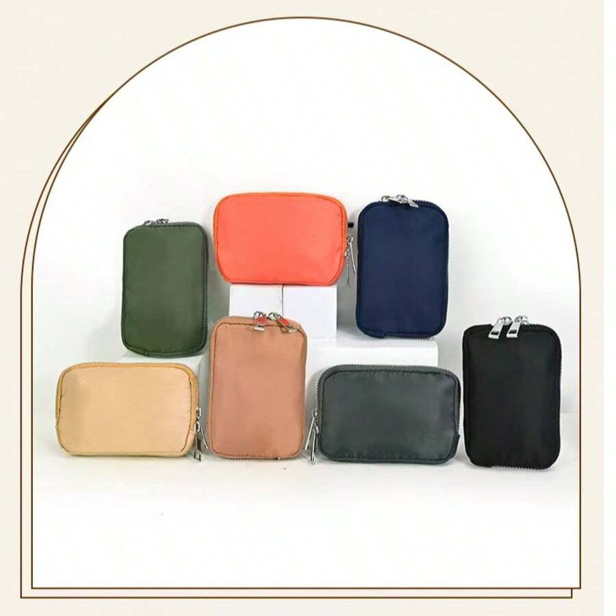 1个极简主义迷你多功能零钱包，迷你钥匙扣 - 彩色 - 查看 1