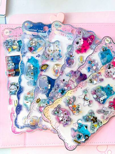 These 3D Embossed Stickers, 3D Stickers, Gem Stickers, Crystal Stickers, Cute Decorative Stickers, Sponge Stickers And Plastic Stickers Come In 2 Designs. They Can Be Used To Make Sticker Albums, Notebooks, Refrigerators, And Even Decorate Your Own Phone Cases. They Are Perfect For Decorations, Home Parties, Birthday Parties, Valentine's Day Gifts, And More.