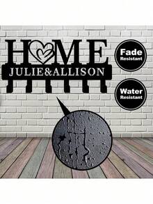 CIFbuy 1pc Customizable Name Key Holder, Personalized Name Key Rack, Wall-Mounted Key Holder, Personalized Name Hook, Coat Hook, Backpack Hook, Towel Hook, Wall-Mounted Key Hook, Key Hanger - Multicolor - View 5