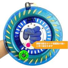 Coehaopike 凧揚げ リール 糸巻き 2個セット 400m 径18cm ロック機能 カイト用 タコ糸巻き 耐久性 軽量性 長期間使用 人間工学 アウトドア ビーチ 公園用 - 写真の通り - チェックする 7