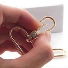 5 piezas de botones giratorios de metal | Ganchos giratorios con cierre de langosta para accesorios de costura DIY - Multicolor - Ver 5