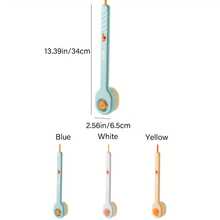 1-Piece Set Of Push-Pull Liquid-Adding Long-Handled Bath Brush, With Soft And Skin-Friendly Nylon Bristles, A Back-Cleaning Bath Scrubbing Tool, A Two-In-One Bath Brush That Combines A Bath Ball And A Pumice Stone, A Convenient And Efficient Bathroom Scrubbing Tool - Multicolor - View 6