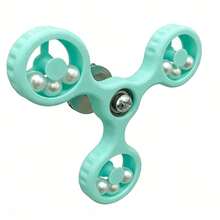 1 Peça Brinquedo de Moinho de Vento de Pérola Giratório a 360°, Acessório Decorativo de Gaiola Interessante e Inteligente para Mascar de Papagaio, Adequado para Pássaros o Ano Todo - Multicolorido - Visão 12