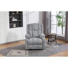 Recliner Parts - Light Gray + Velvet - View 4