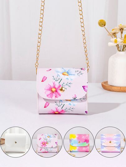 1pc Girls Mini Solid Color Crossbody Bag Set Including Lipstick Bag, Earphone Pouch, Coin Purse, Saddle Lipstick Shoulder Bag, Small Handbag, Suitable For Daily Use, Ideal Gift Choice