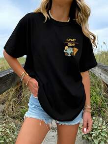Women T-Shirts - Black - View 3