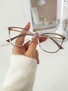 MELINDA MODAV Frames For Women's Prescription Eyeglasses - C9 cinza roxo - 查看 1